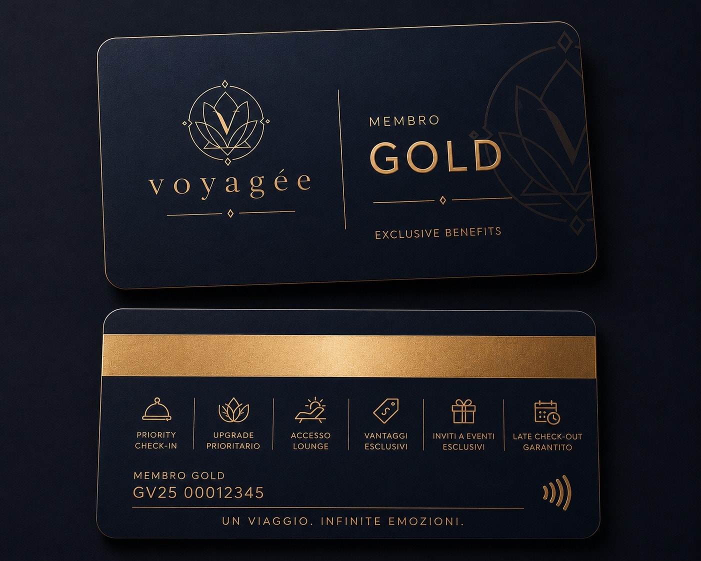 Membership card Voyagée Gold